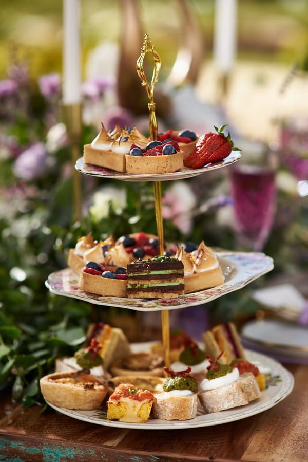 Cake stand of treats