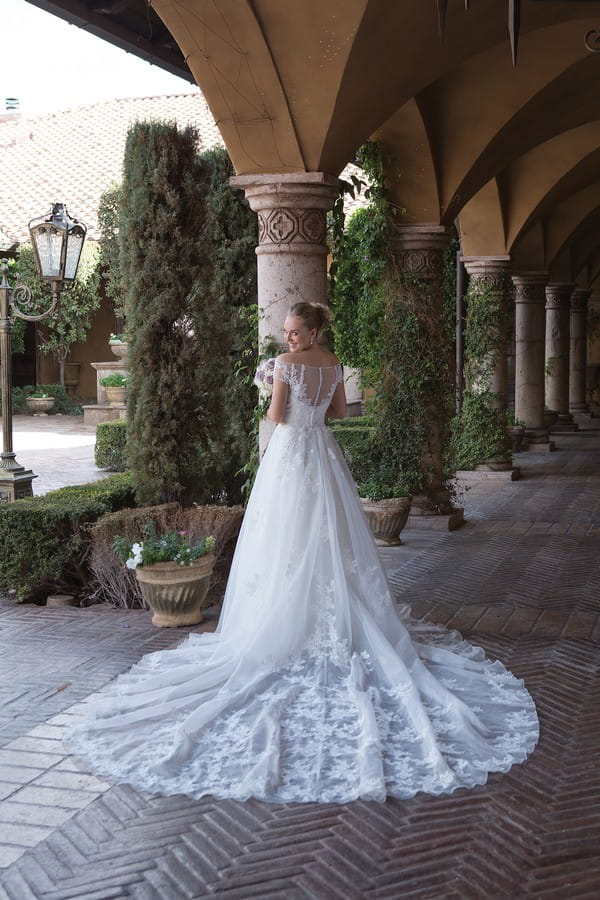 Back of 4012 Wedding Dress from the Sincerity Bridal SS18 Collection