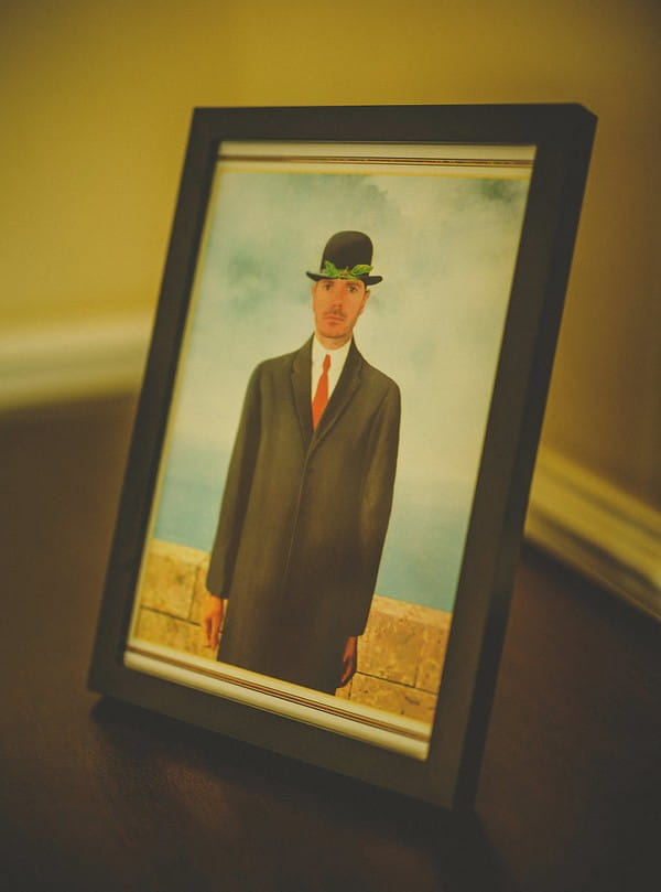 Photograph of man in bowler hat