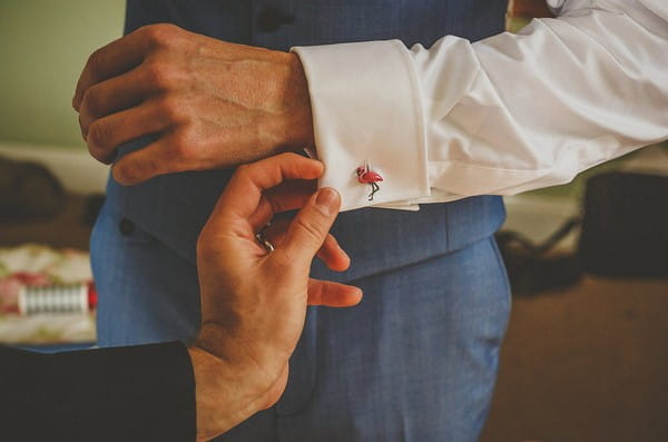 Flamingo cufflinks