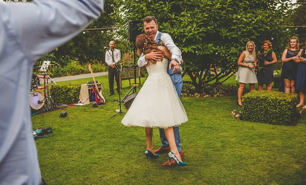 Bride and groom first dance