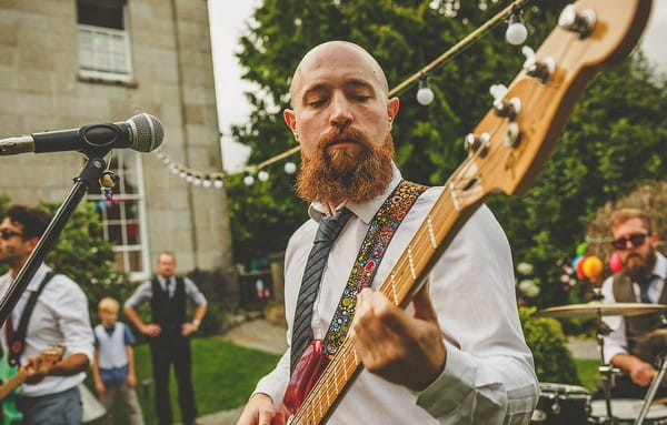 Wedding band bass player