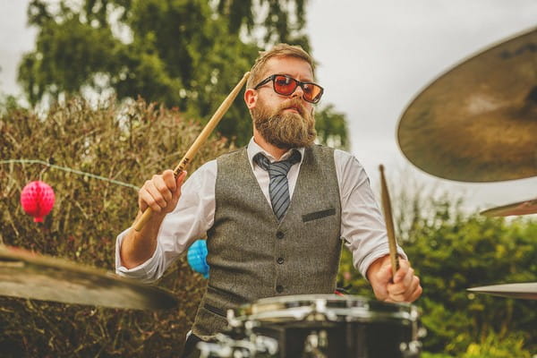 Wedding band drummer