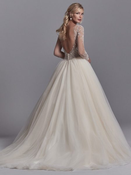 Back of Calvin Wedding Dress from the Sottero and Midgley Khloe 2018 Bridal Collection