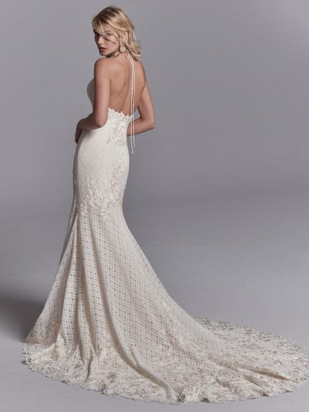 Back of Chance Wedding Dress from the Sottero and Midgley Khloe 2018 Bridal Collection