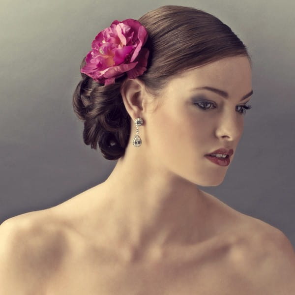 Christina Pink Flower Hair Clip