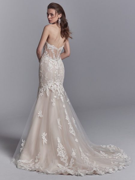 Back of Frankie Wedding Dress from the Sottero and Midgley Khloe 2018 Bridal Collection