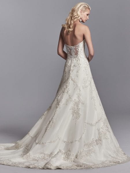 Back of Granger Wedding Dress from the Sottero and Midgley Khloe 2018 Bridal Collection