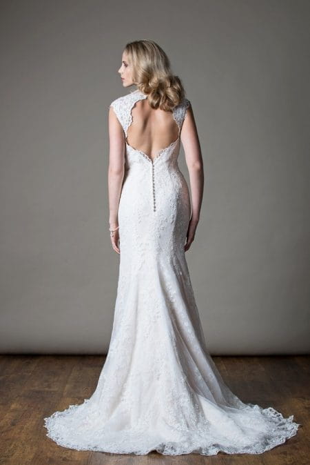 Back of Jemima Wedding Dress from the MiaMia Love Letters 2018 Bridal Collection