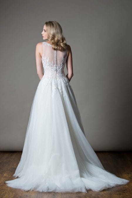 Back of Kathleen Wedding Dress from the MiaMia Love Letters 2018 Bridal Collection