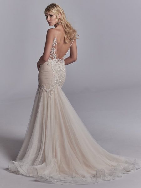 Back of Khloe Wedding Dress from the Sottero and Midgley Khloe 2018 Bridal Collection