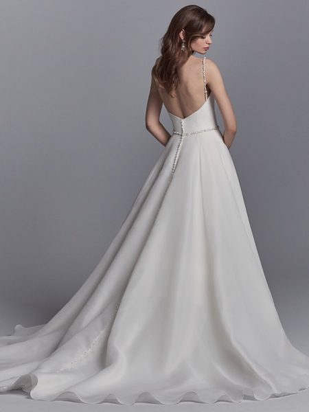 Back of Kyle Wedding Dress from the Sottero and Midgley Khloe 2018 Bridal Collection