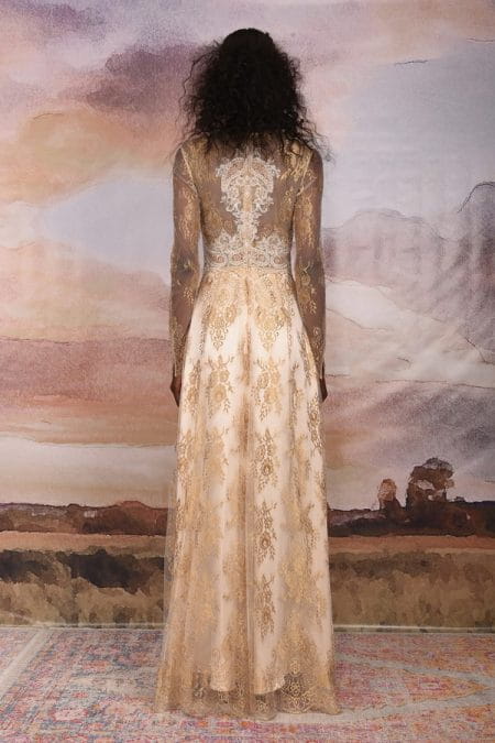 Back of Marrakech Wedding Dress from the Claire Pettibone Vagabond 2018 Bridal Collection