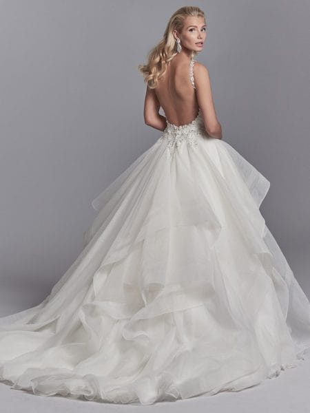 Back of Murphy Wedding Dress from the Sottero and Midgley Khloe 2018 Bridal Collection