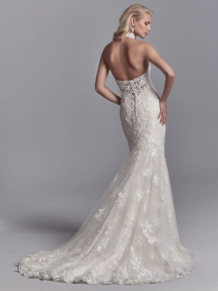 Back of Nerida Wedding Dress from the Sottero and Midgley Khloe 2018 Bridal Collection