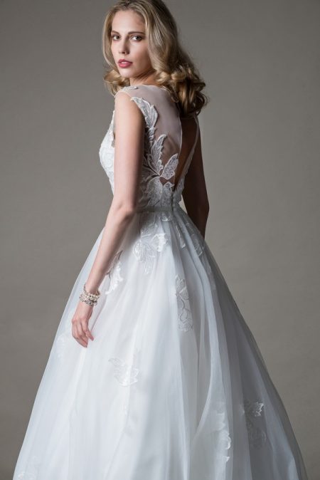 Back of Nicolette Wedding Dress from the MiaMia Love Letters 2018 Bridal Collection