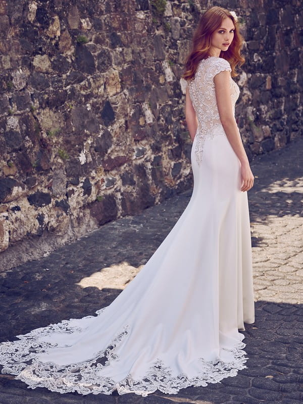 Back of Odette Marie Wedding Dress from the Maggie Sottero Emerald 2018 Bridal Collection