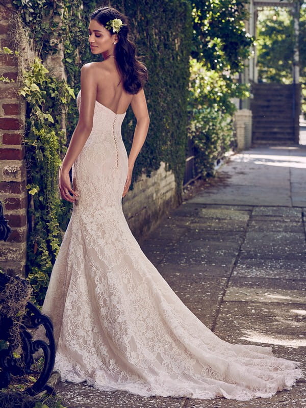 Back of Philomena Wedding Dress from the Maggie Sottero Emerald 2018 Bridal Collection