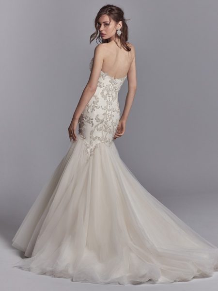 Back of Pierre Wedding Dress from the Sottero and Midgley Khloe 2018 Bridal Collection
