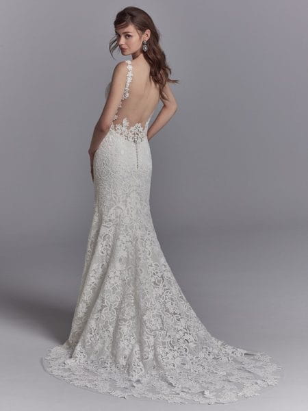 Back of Presca Wedding Dress from the Sottero and Midgley Khloe 2018 Bridal Collection