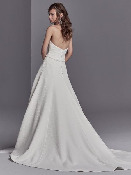 Back of Princeton Wedding Dress from the Sottero and Midgley Khloe 2018 Bridal Collection