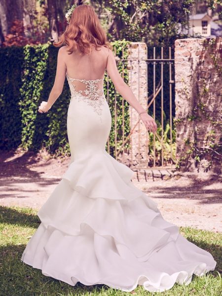 Back of Quintyn Wedding Dress from the Maggie Sottero Emerald 2018 Bridal Collection