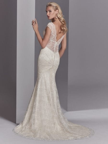 Back of Ramira Wedding Dress from the Sottero and Midgley Khloe 2018 Bridal Collection
