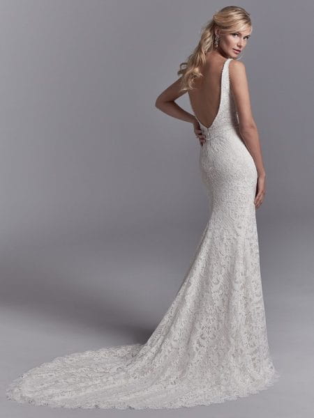Back of Regan Wedding Dress from the Sottero and Midgley Khloe 2018 Bridal Collection
