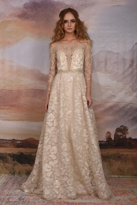 Voyage Wedding Dress from the Claire Pettibone Vagabond 2018 Bridal Collection