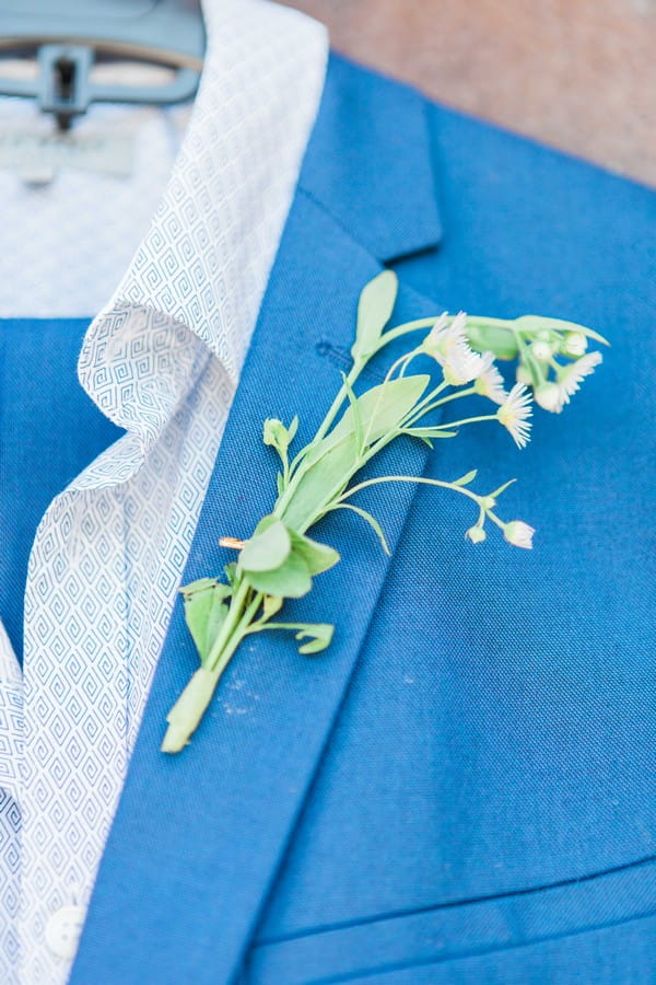 Greenery buttonhole