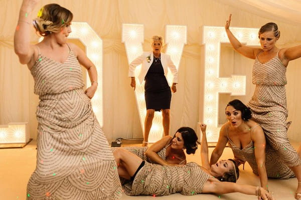 Bridesmaids messing about - Picture by Paul Joseph Photography
