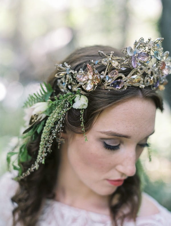 Brides jewel firefly crown