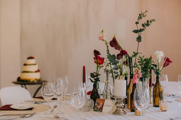 Tolkien-inspired wedding table styling