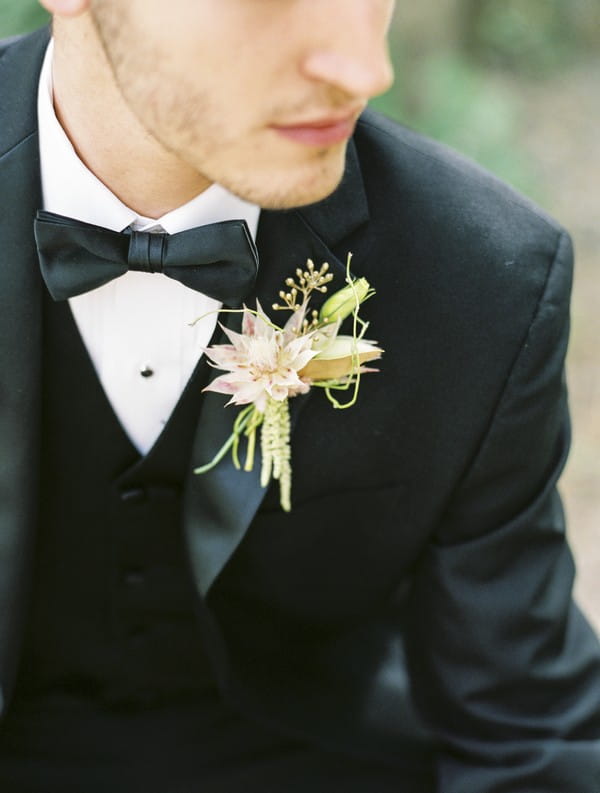 Groom's flower buttonhole