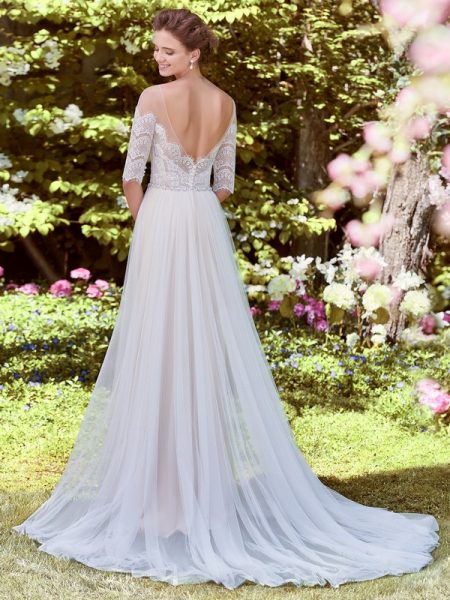 Back of Cathy Wedding Dress from the Rebecca Ingram Juniper 2018 Bridal Collection