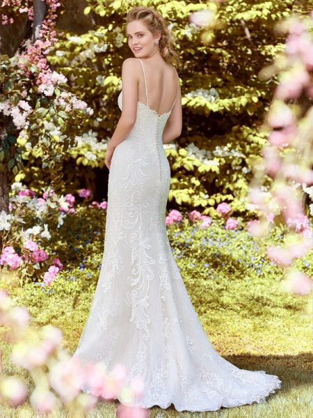 Back of Debbie Wedding Dress from the Rebecca Ingram Juniper 2018 Bridal Collection