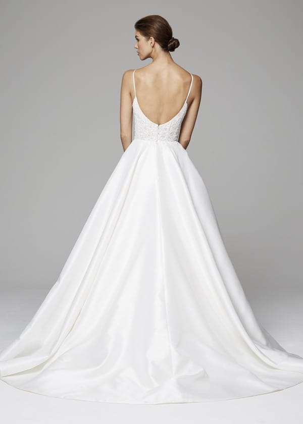 Back of Demi Wedding Dress from the Anne Barge Fall 2018 Bridal Collection