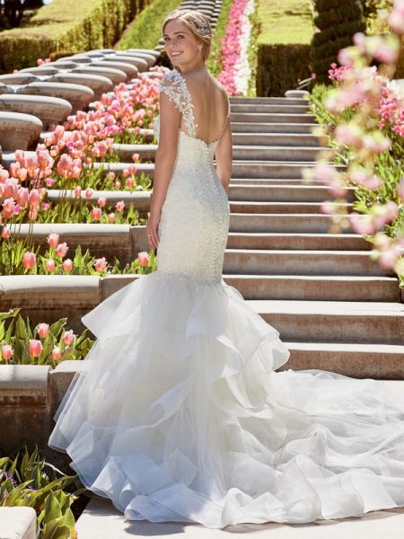 Back of Gloria Wedding Dress from the Rebecca Ingram Juniper 2018 Bridal Collection