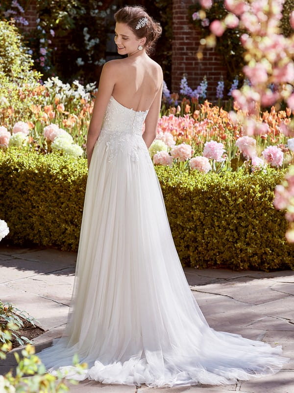Back of Hilary Wedding Dress from the Rebecca Ingram Juniper 2018 Bridal Collection