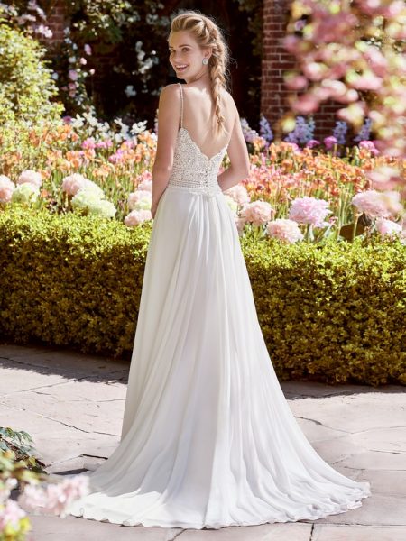 Back of Juniper Wedding Dress from the Rebecca Ingram Juniper 2018 Bridal Collection