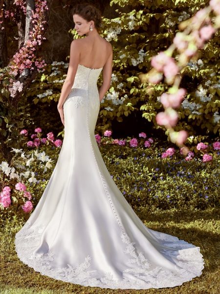 Back of Laynie Wedding Dress from the Rebecca Ingram Juniper 2018 Bridal Collection