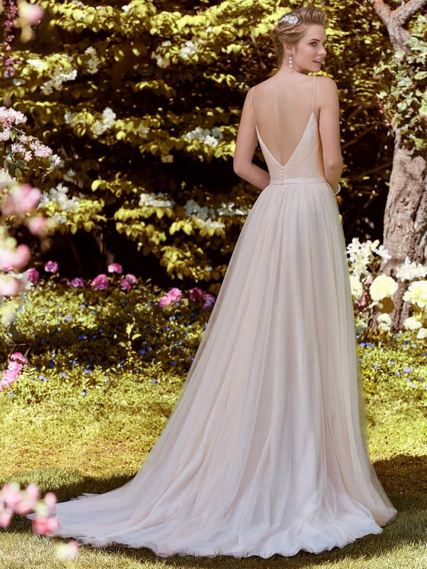 Back of Maxine Wedding Dress from the Rebecca Ingram Juniper 2018 Bridal Collection