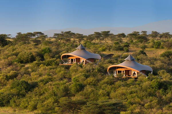 Tents at Mahali Mzuri, Kenya