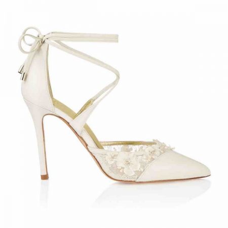 Side of Besina Bloom Freya Rose bridal shoe for 2018