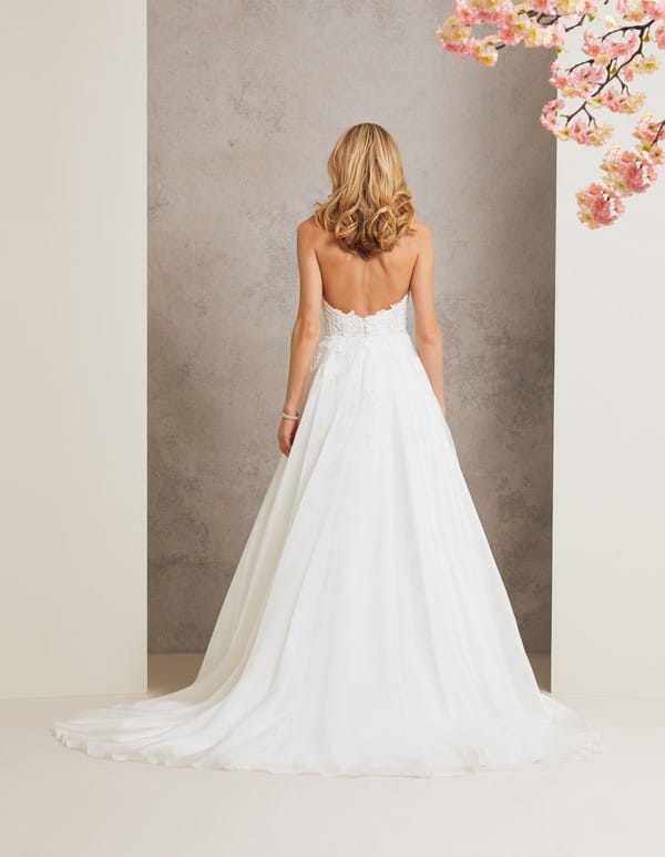 Back of Carousel Wedding Dress from the Caroline Castigliano Celebrating Romance 2018 Bridal Collection