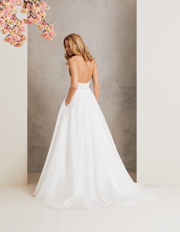 Back of Four Seasons Wedding Dress from the Caroline Castigliano Celebrating Romance 2018 Bridal Collection