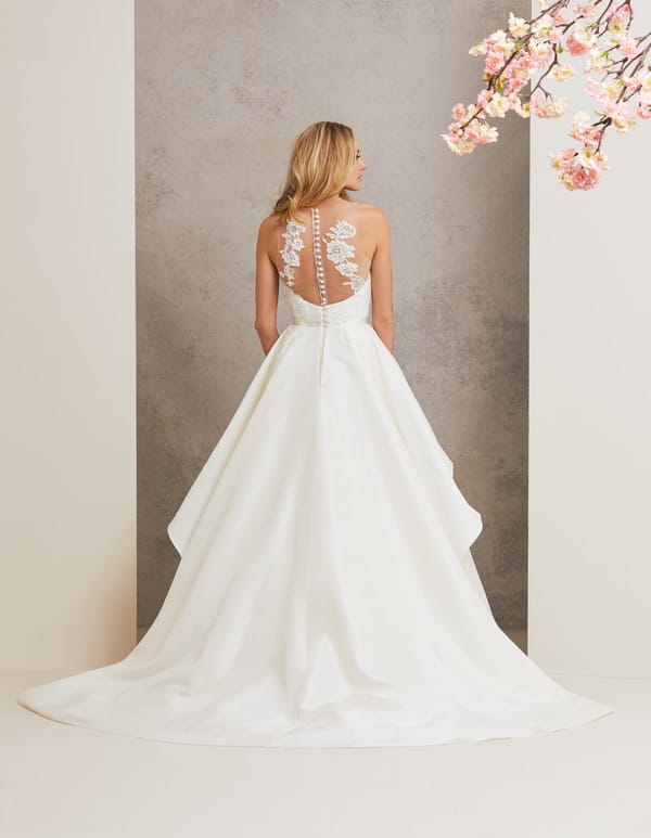 Back of Head Over Heels Wedding Dress from the Caroline Castigliano Celebrating Romance 2018 Bridal Collection