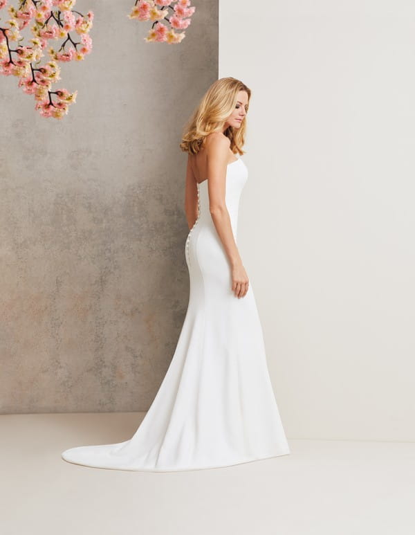 Side of Simplicity Wedding Dress from the Caroline Castigliano Celebrating Romance 2018 Bridal Collection