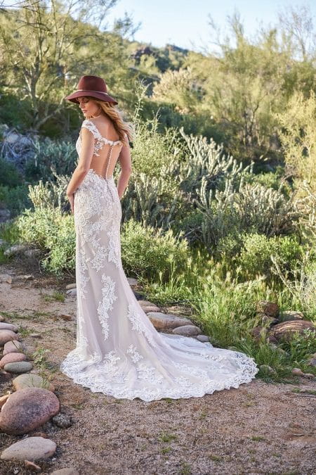 Back of 6506 Wedding Dress from the Lillian West Spring/Summer 2018 Bridal Collection