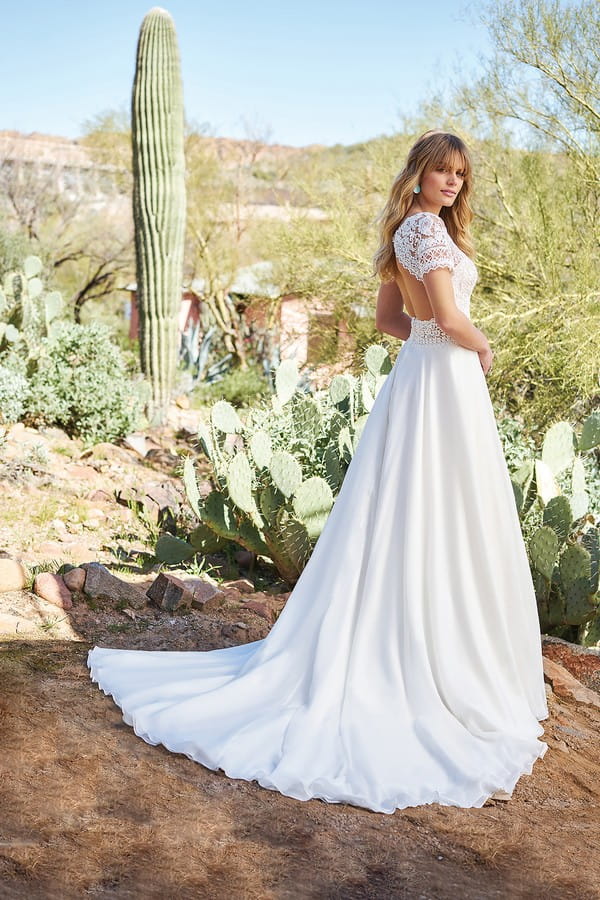 Back of 6508 Wedding Dress from the Lillian West Spring/Summer 2018 Bridal Collection